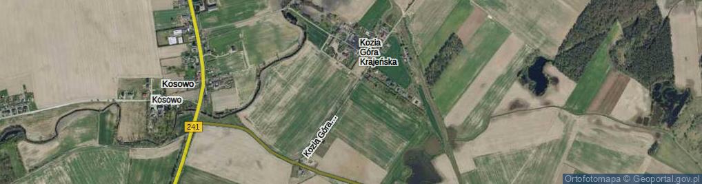 Zdjęcie satelitarne Kozia Góra Krajeńska ul.